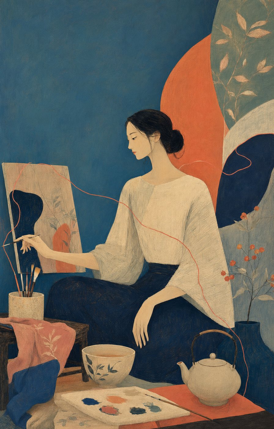 꿈꾸는 자화상 연작